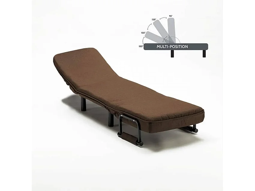 Poltrona letto piechevole in tessuto Alnitak