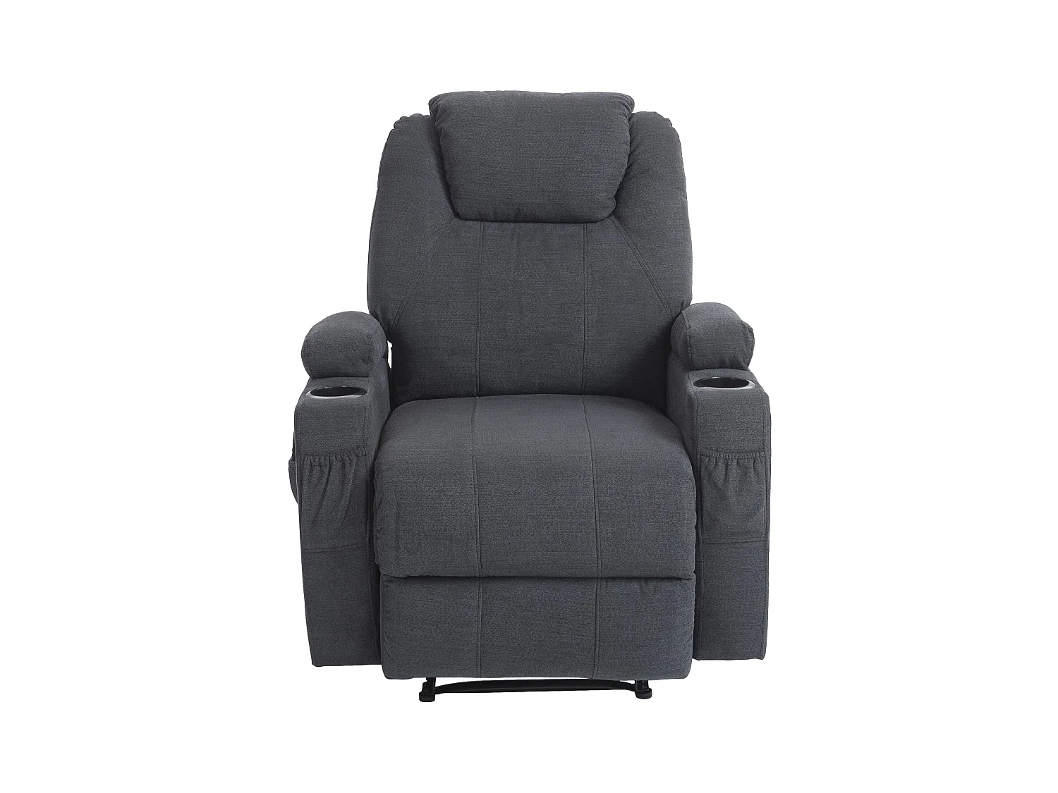 Poltrona - Tessuto - grigio scuro - Hepler