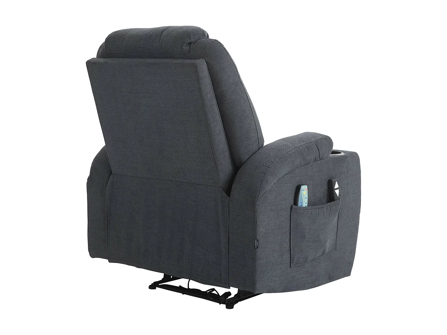 Fauteuil - Tissu - Gris foncé - Hepler