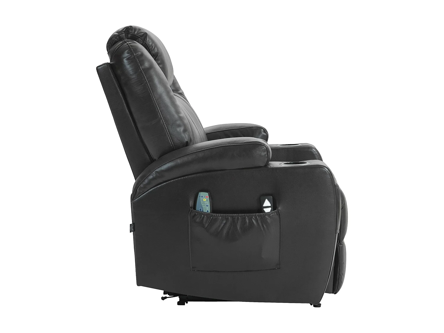 Fauteuil - Kunstleer - bruin - Hepler