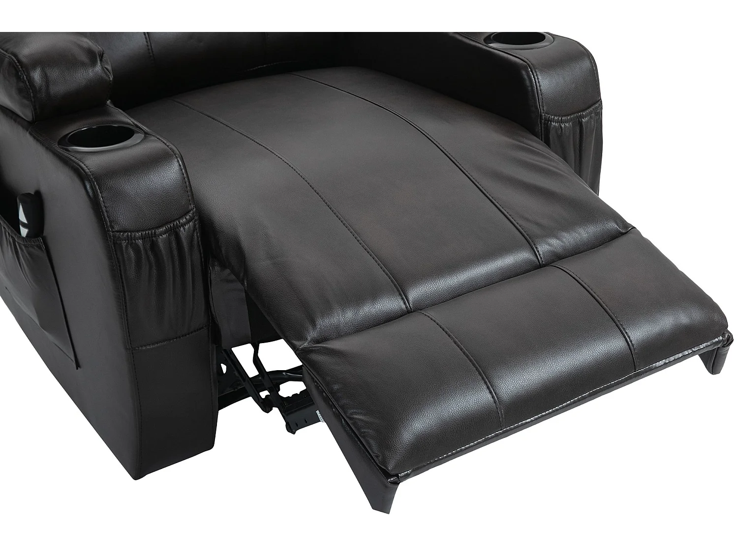 Fauteuil - Kunstleer - bruin - Hepler