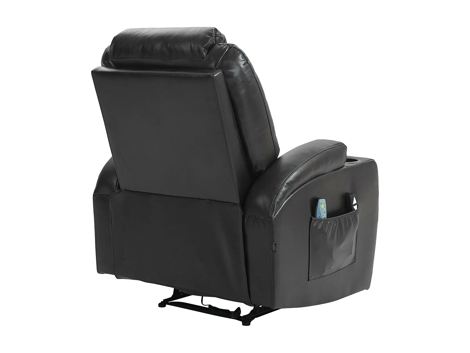 Fauteuil - Similicuir - Marron - Hepler