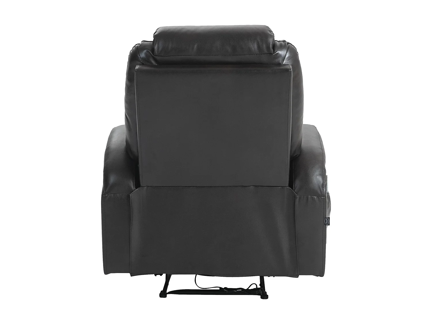 Fauteuil - Similicuir - Marron - Hepler