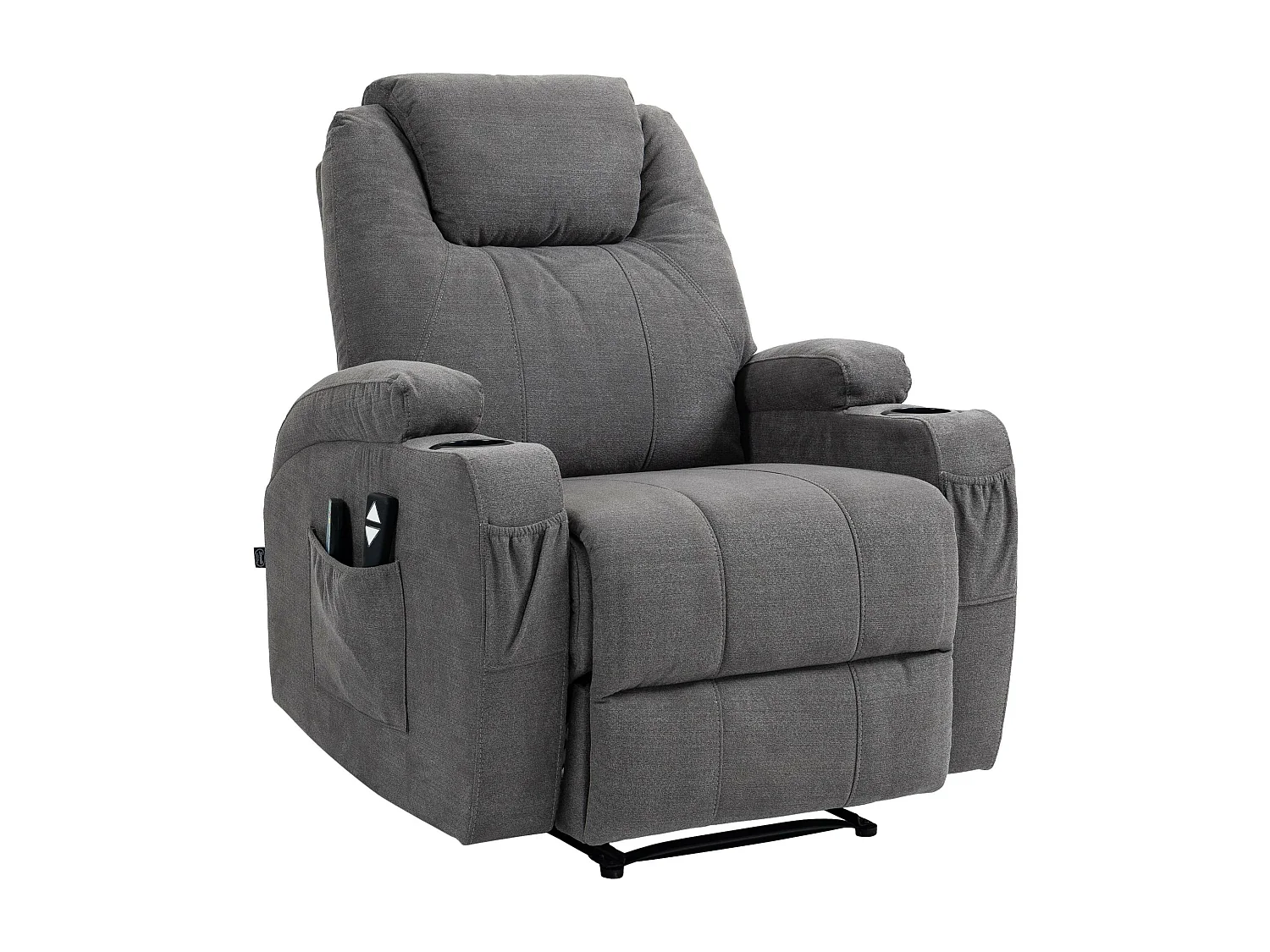 Fauteuil - Tissu - Gris - Hepler