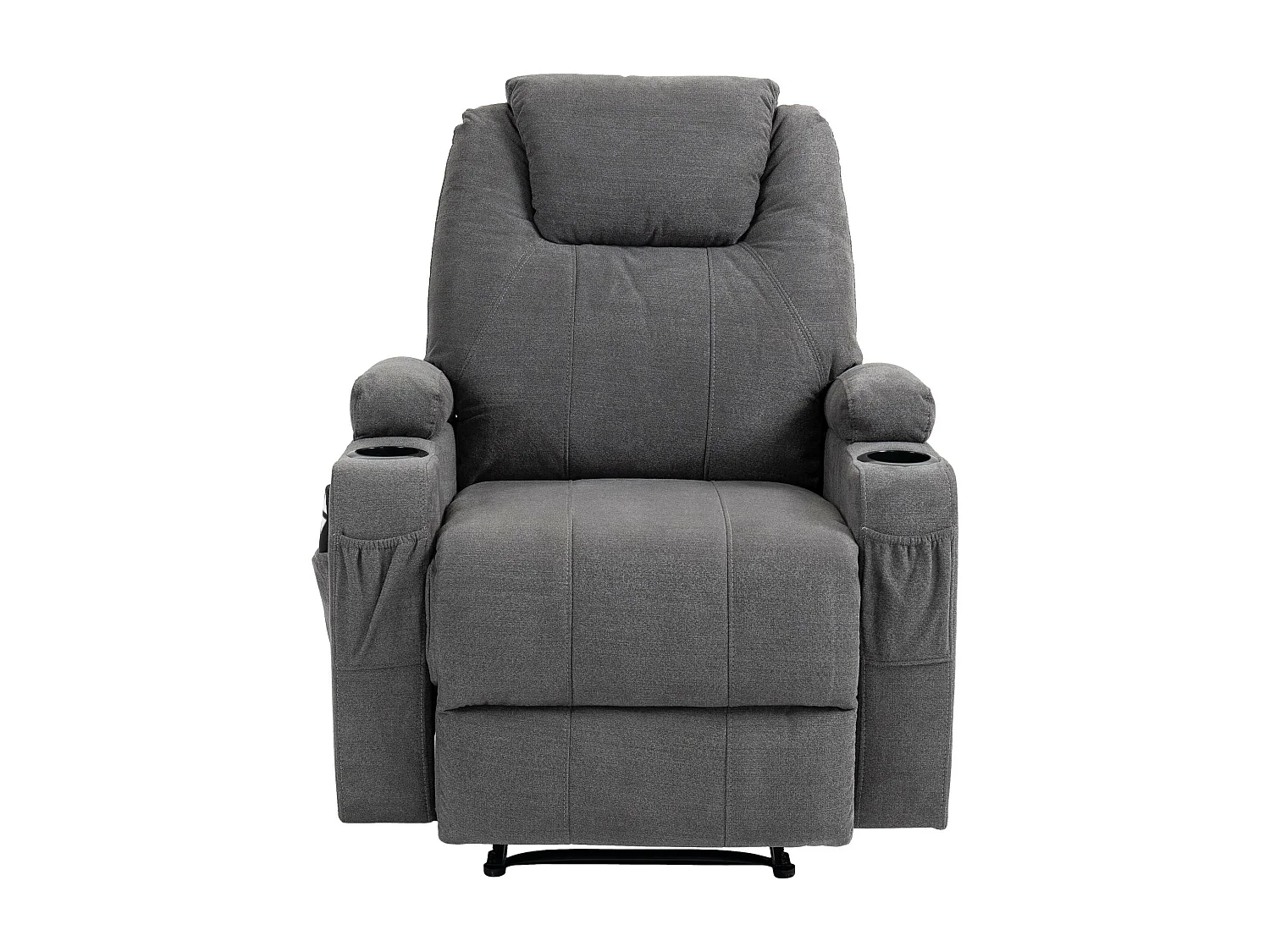 Fauteuil - Tissu - Gris - Hepler