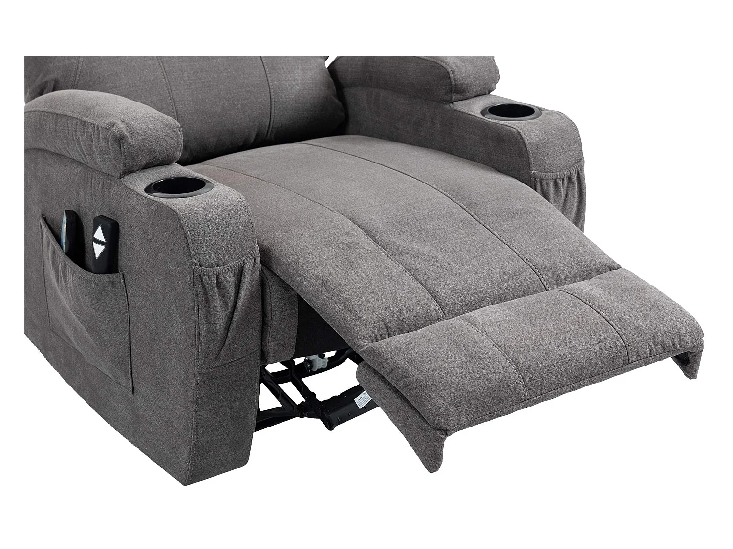 Fauteuil - Tissu - Gris - Hepler