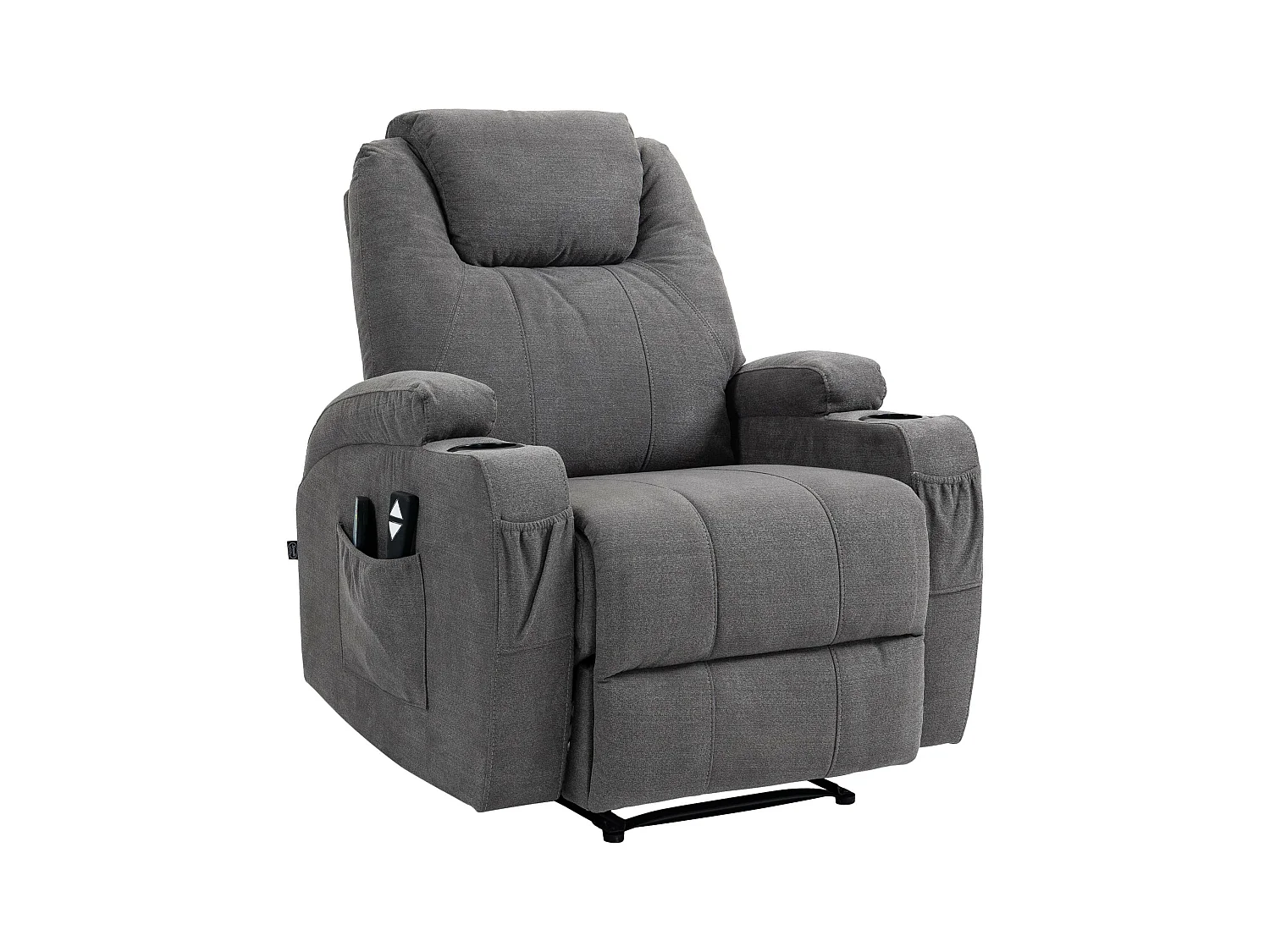 Fauteuil - Tissu - Gris - Hepler