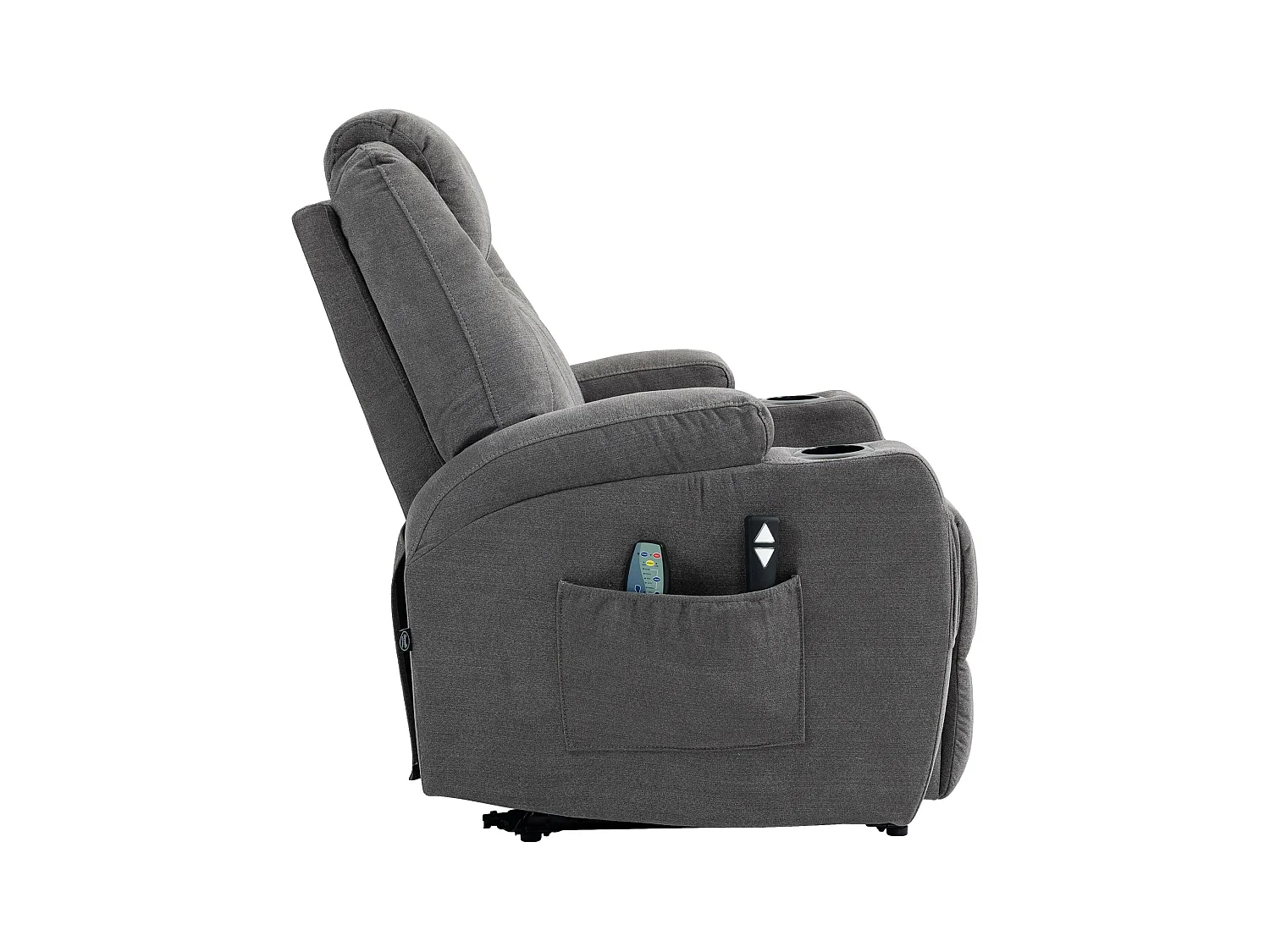 Sessel - Stoff - grau - Hepler