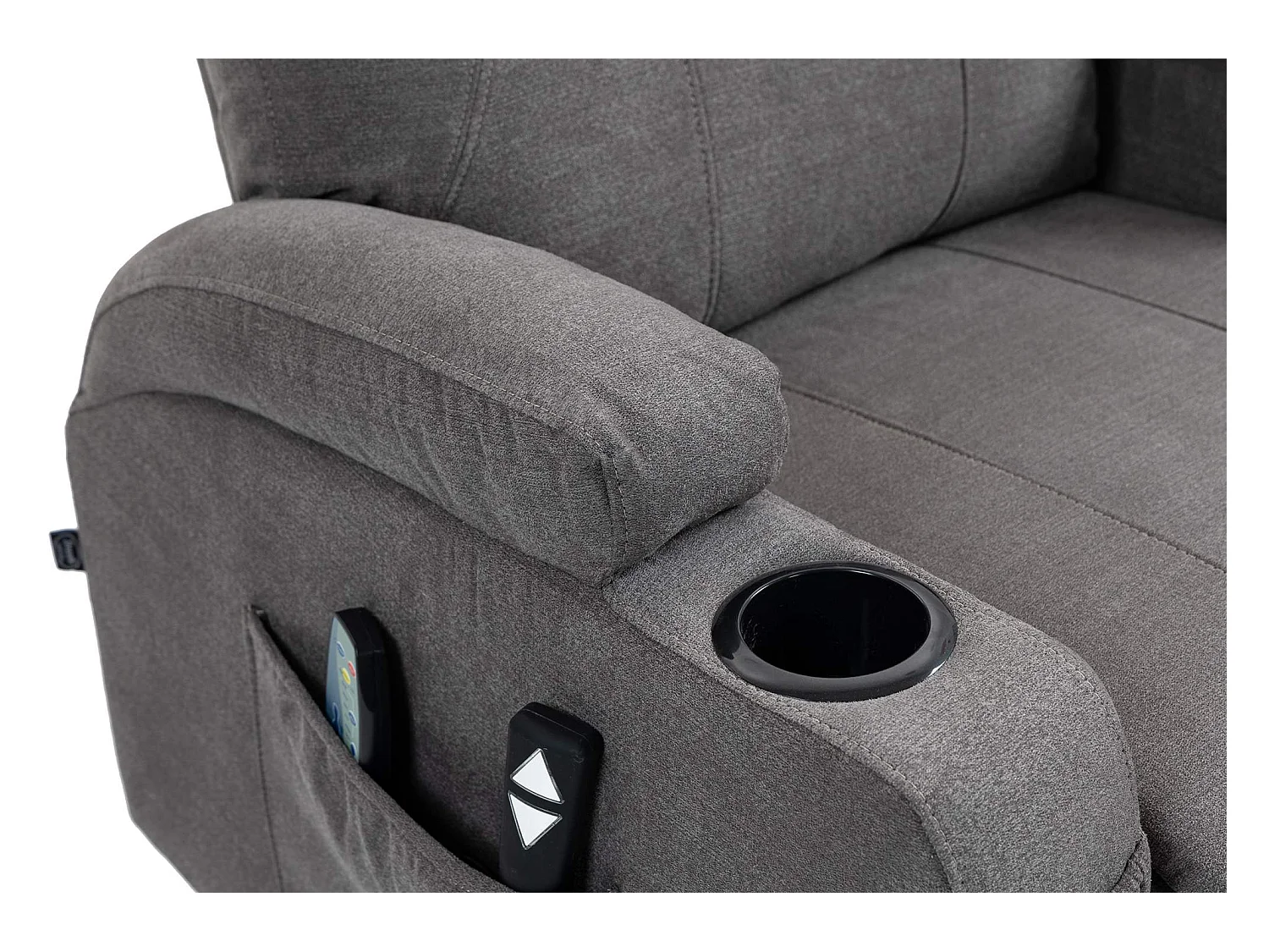 Sessel - Stoff - grau - Hepler