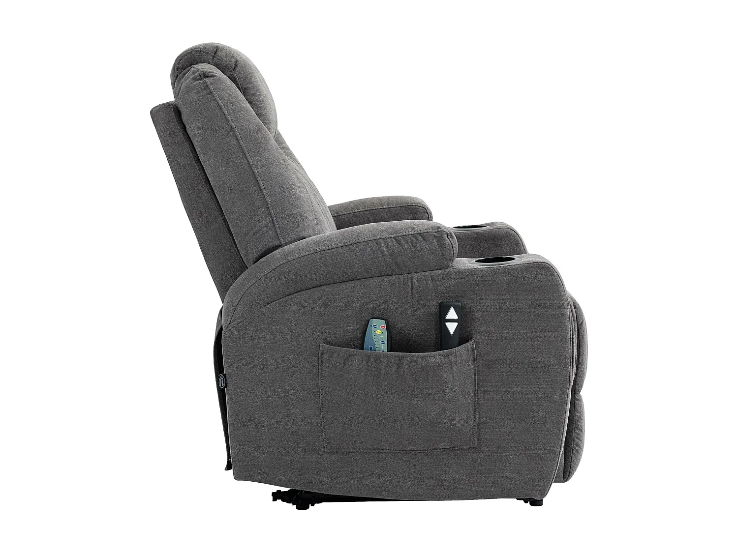 Fauteuil - Tissu - Gris - Hepler