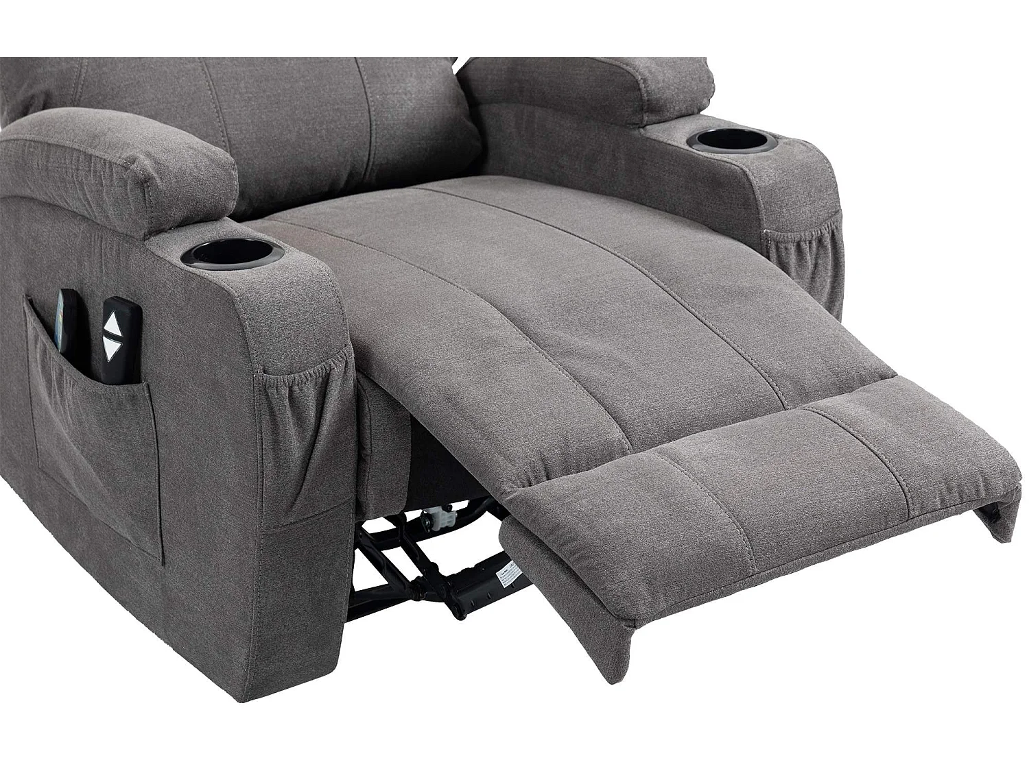 Fauteuil - Tissu - Gris - Hepler