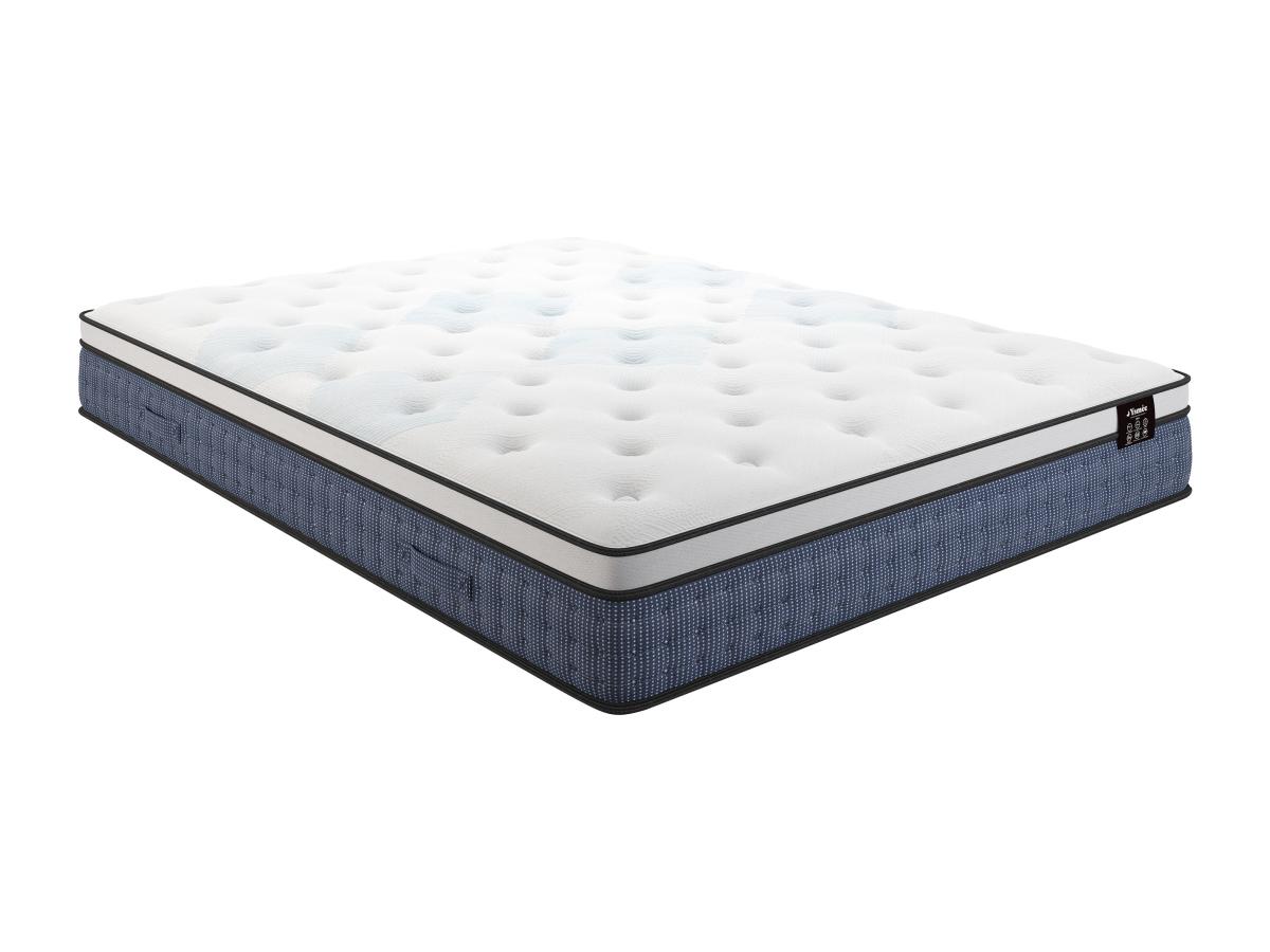 Matratze 160x200 cm - Taschenfederkern 7 Zonen + Memory-Gel - 23 cm - VARNO günstig online kaufen
