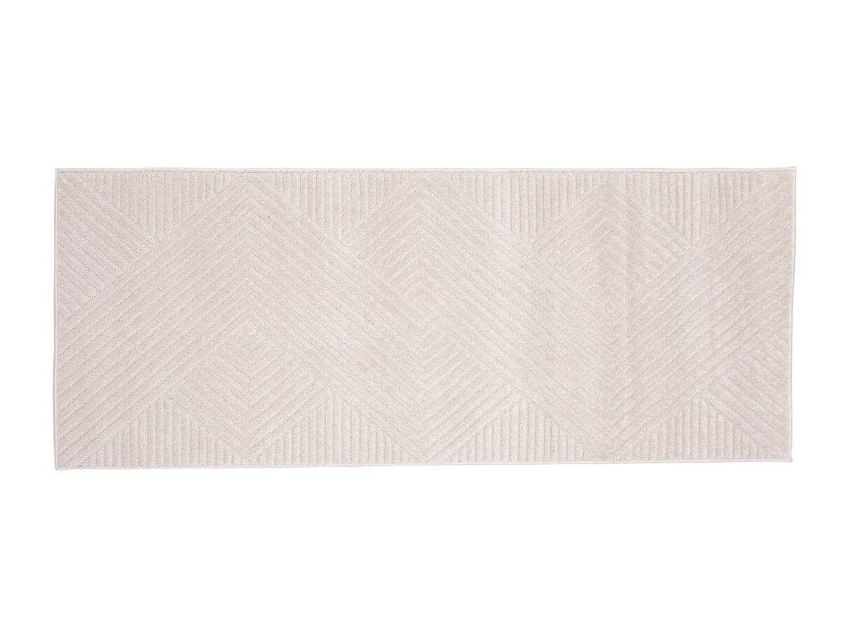 Tapis Design "Aron Solar" 80x200cm Naturel