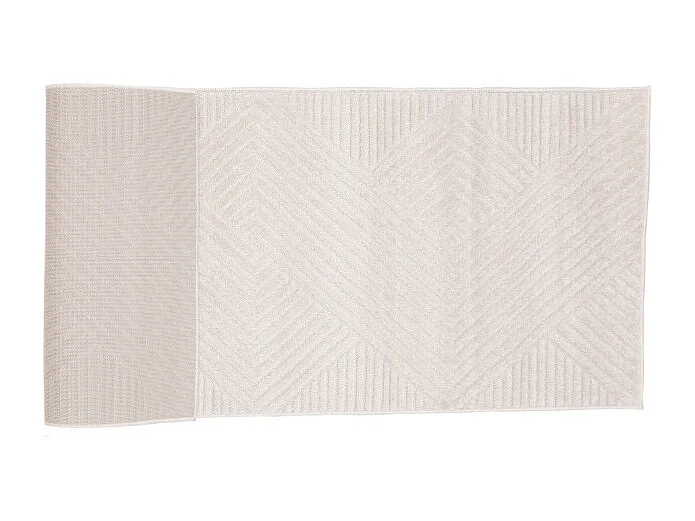 Tapis Design "Aron Solar" 80x200cm Naturel