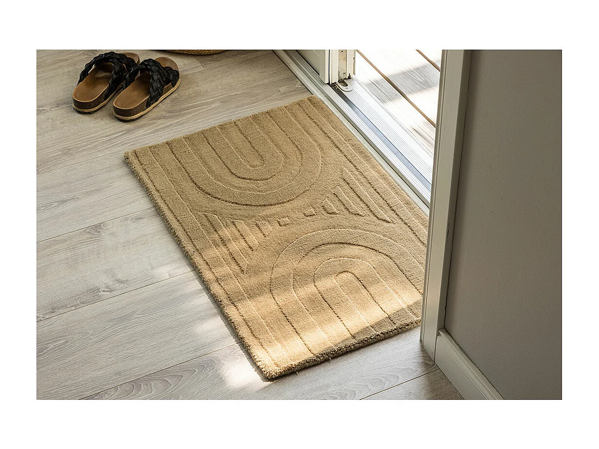 Tapis Déco "Nora" 50x80cm Beige
