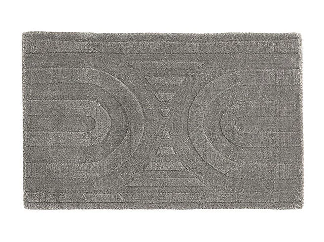 Tapis Déco "Nora" 50x80cm Argent