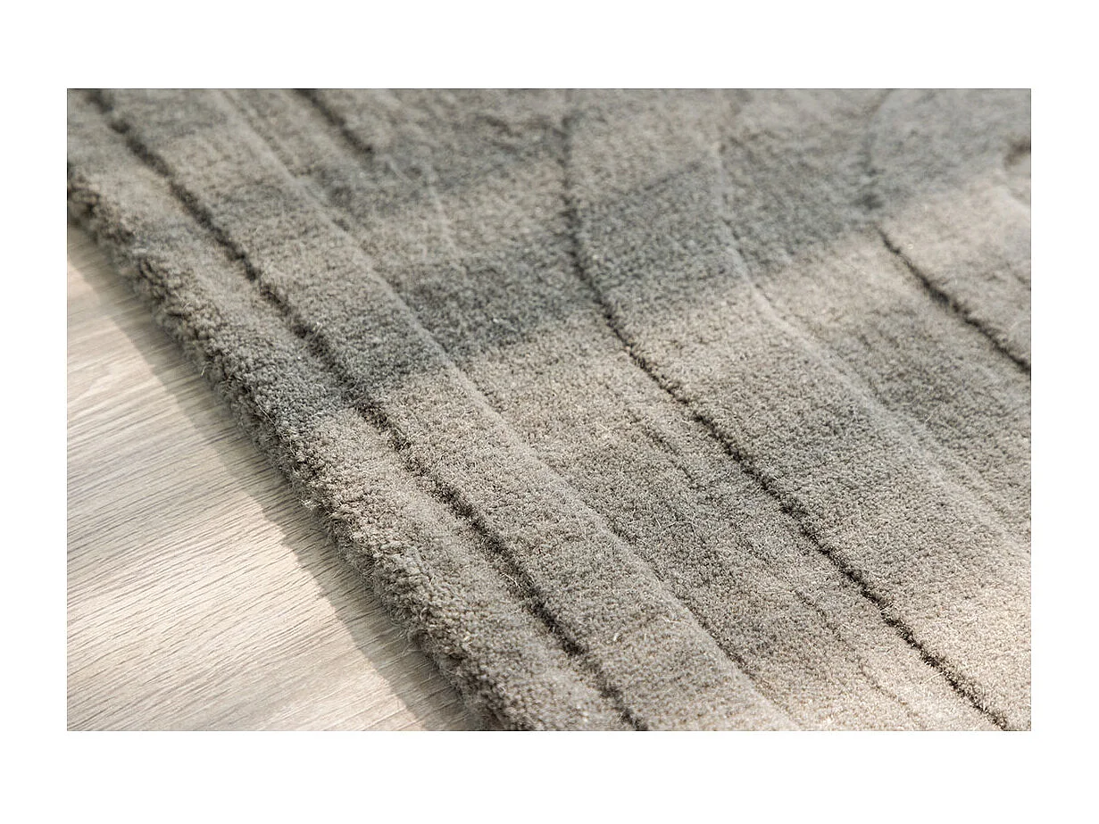 Tapis Déco "Nora" 50x80cm Argent