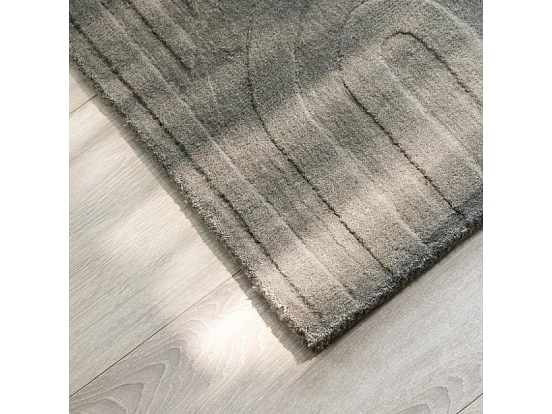 Tapis Déco "Nora" 50x80cm Argent