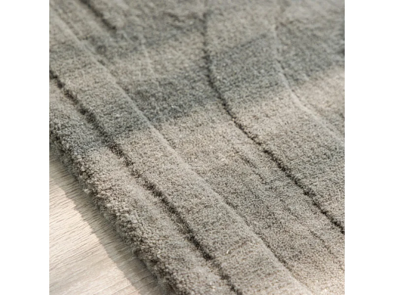 Tapis Déco "Nora" 50x80cm Argent