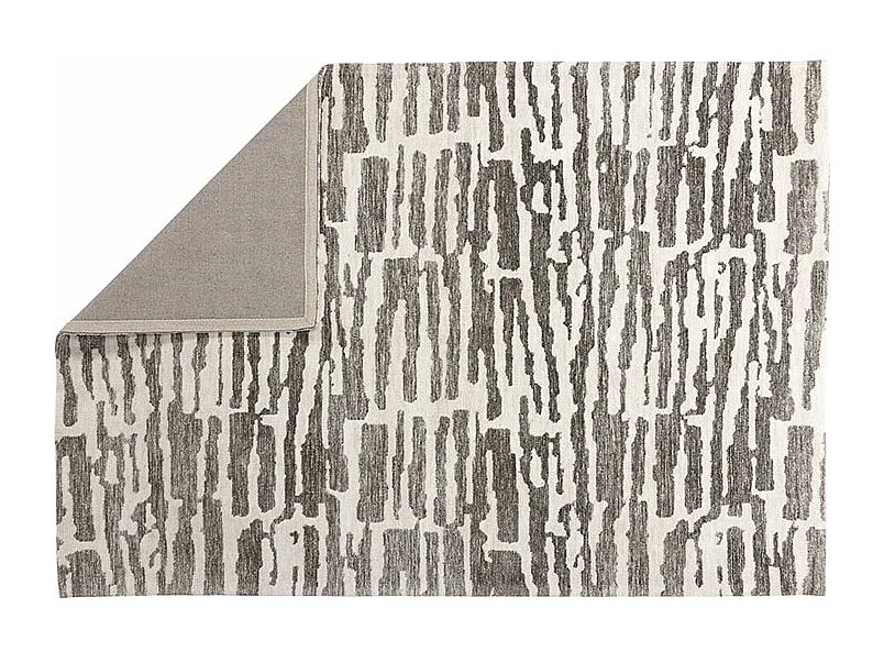 Milos vloerkleed 290x200cm grijs.