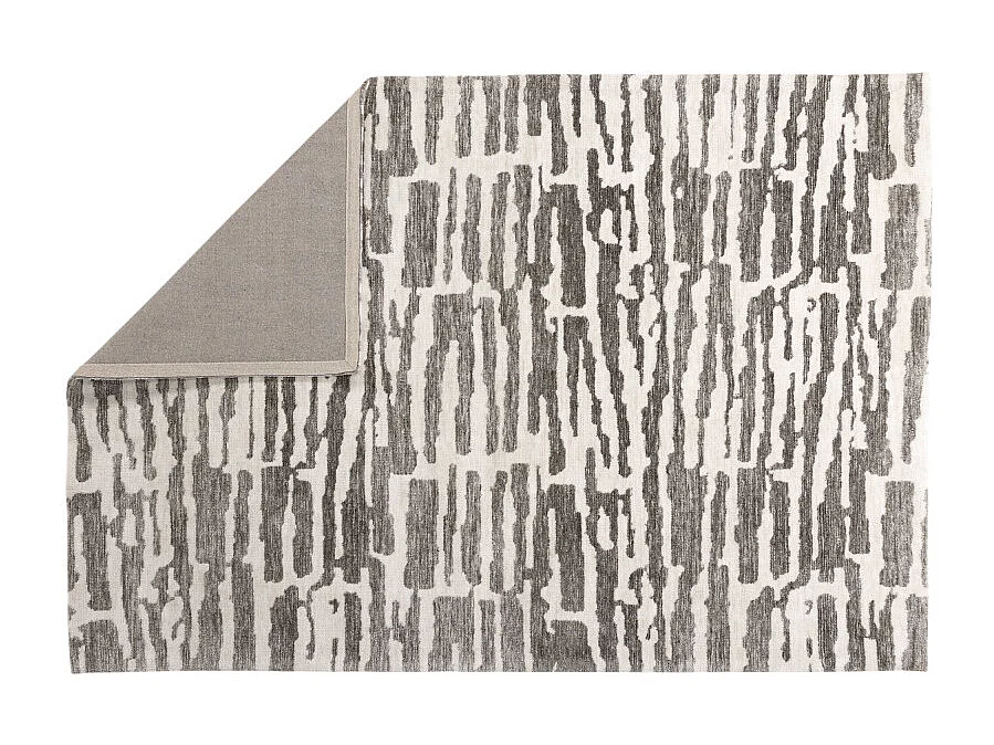 Milos Teppich 290x200cm Grau.