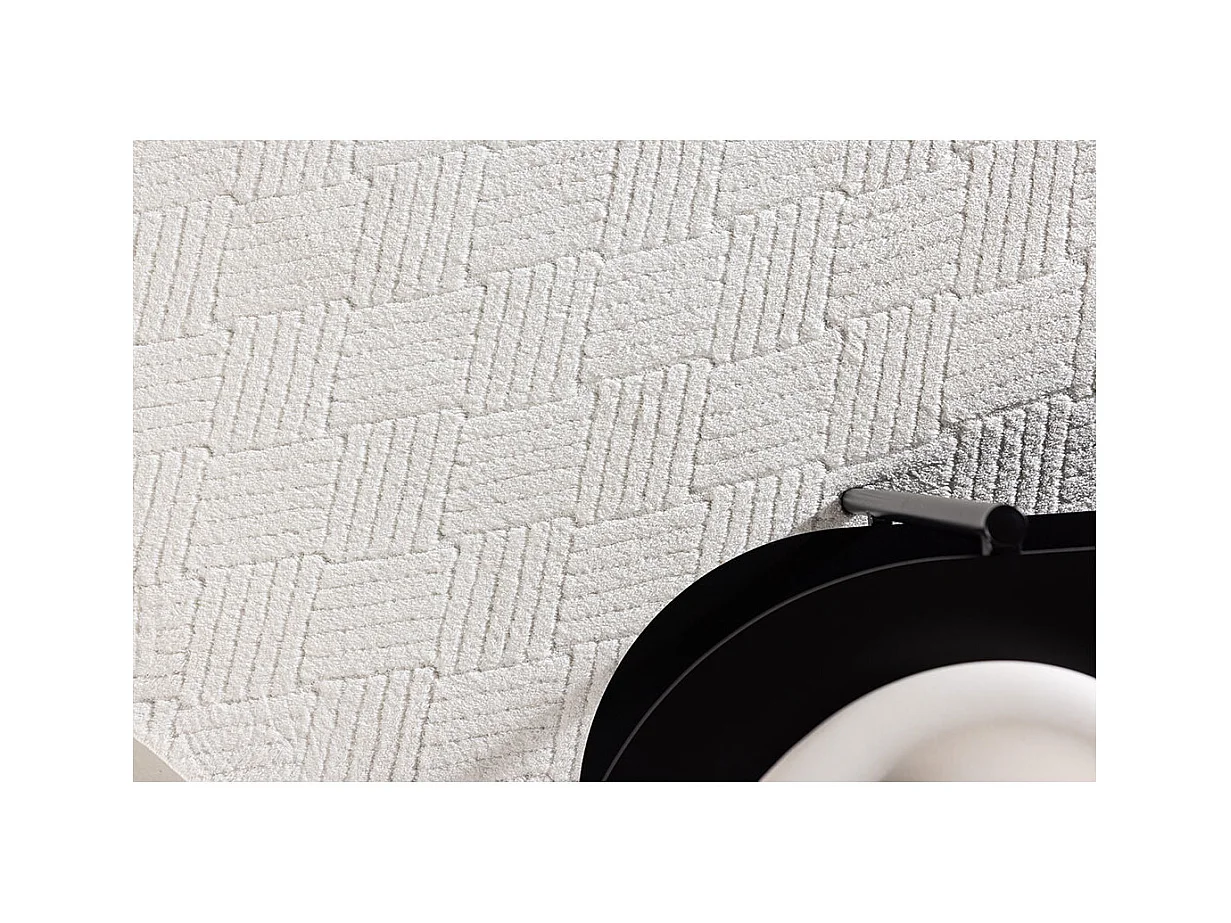 Todd vloerkleed 200x290 cm wit.