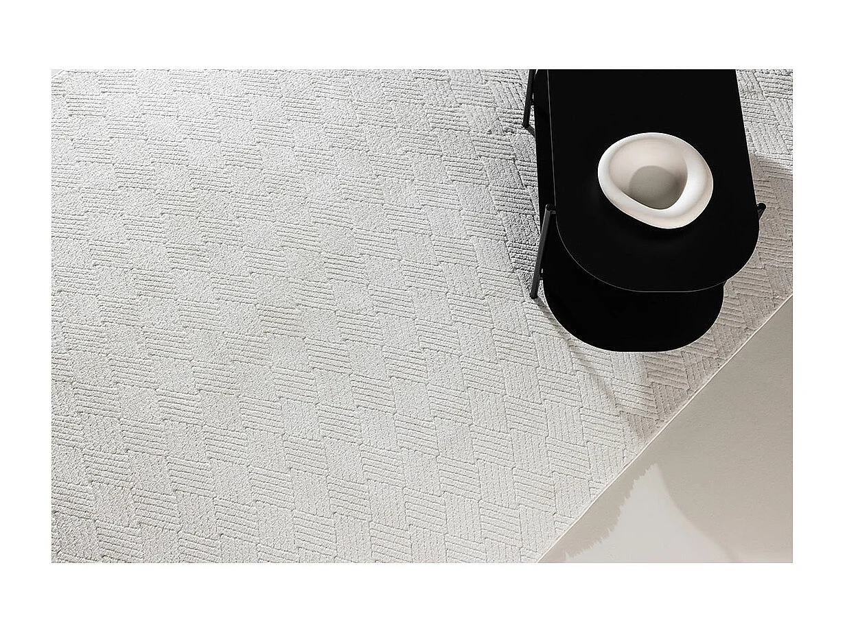 Tapis Déco "Todd" 200x290cm Blanc