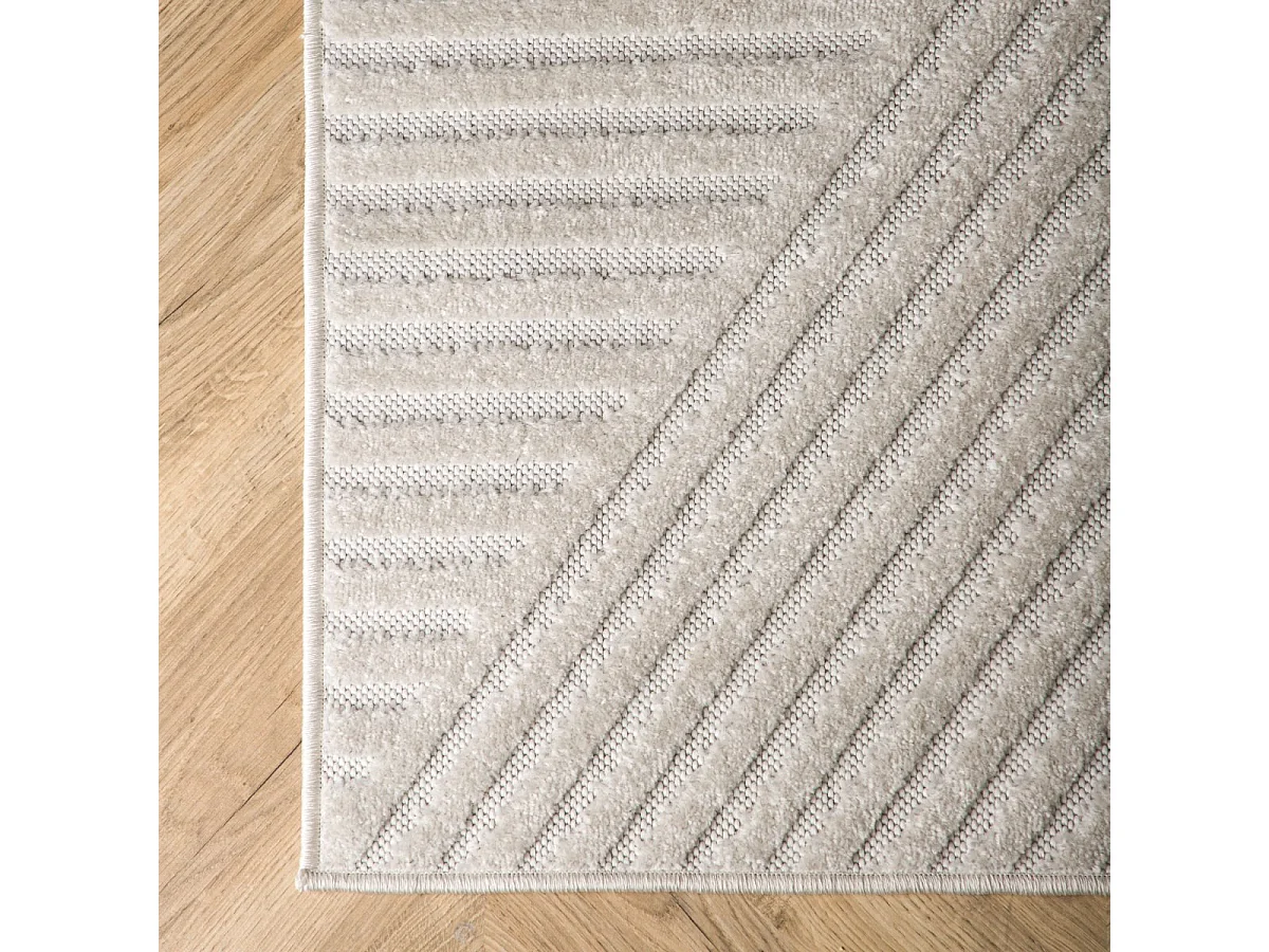Tapis Design "Aron Solar" 200x290cm Naturel