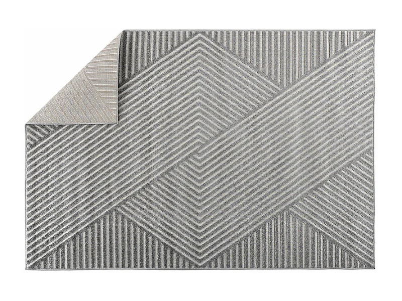 Tapis Déco "Aron Solar" 200x290cm Gris