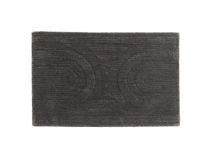 Tapis Déco "Nora" 50x80cm Gris Foncé