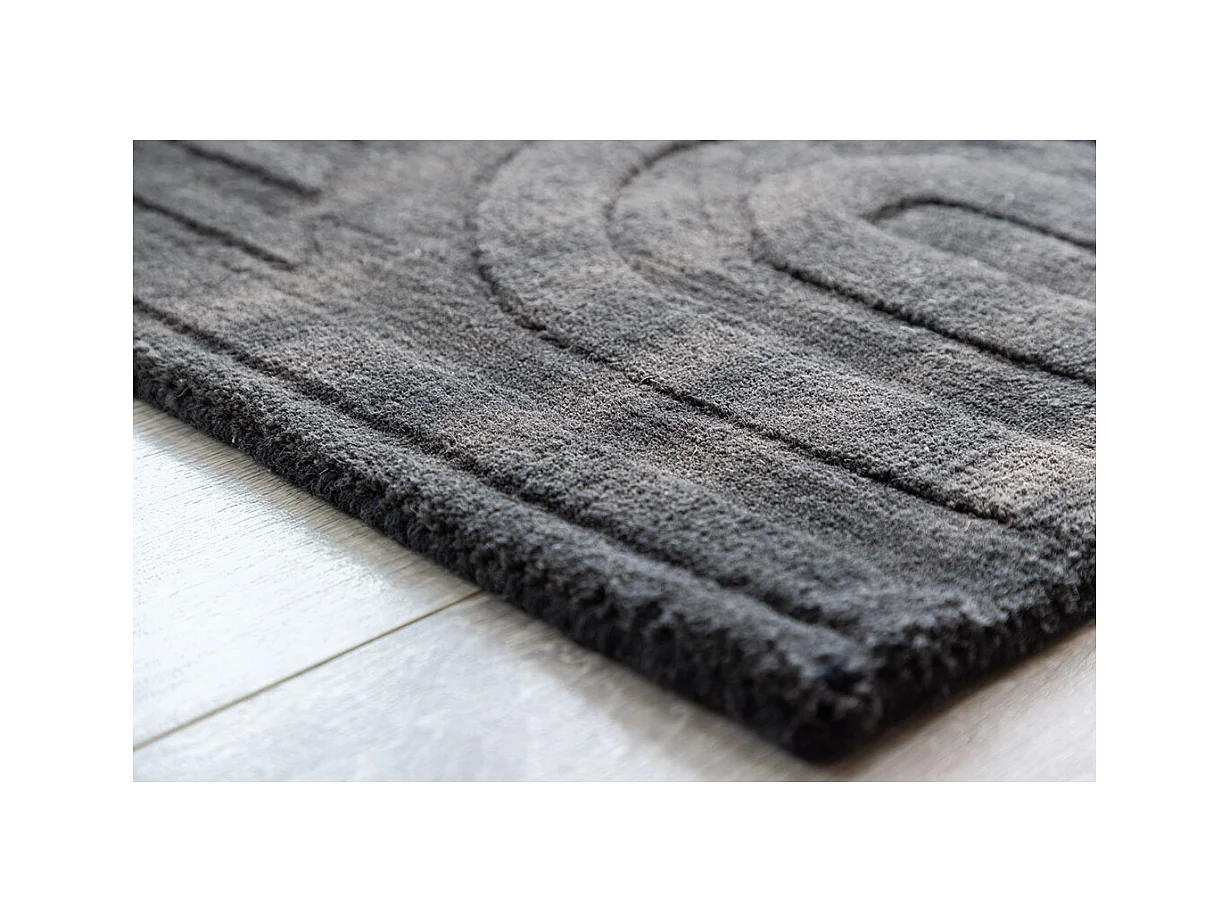 Nora Fußabtreter 80x50cm dunkel grau.