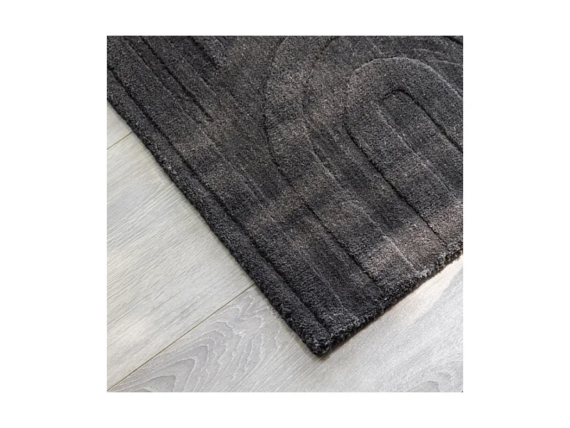 Nora Fußabtreter 80x50cm dunkel grau.