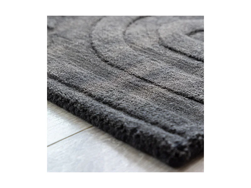 Nora Fußabtreter 80x50cm dunkel grau.