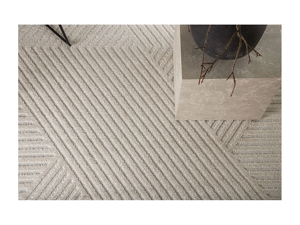 Aron tapis 340x240cm blanc.