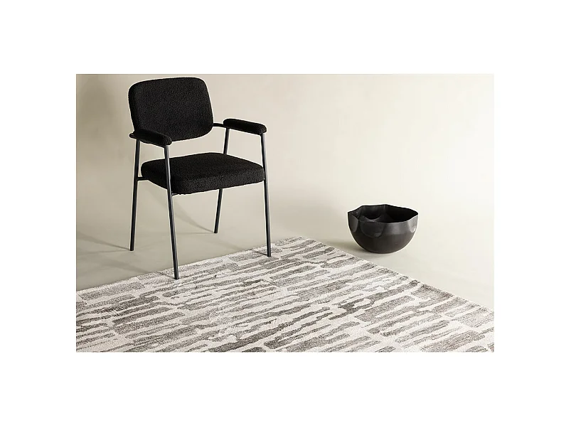 Tapis Déco "Milos" 295x395cm Gris
