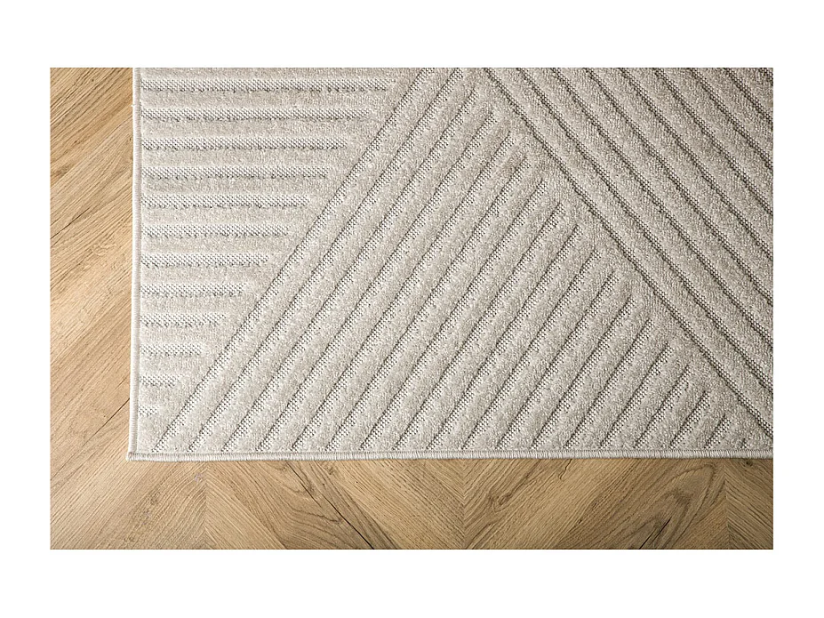 Tapis Design "Aron Solar" 160x230cm Naturel
