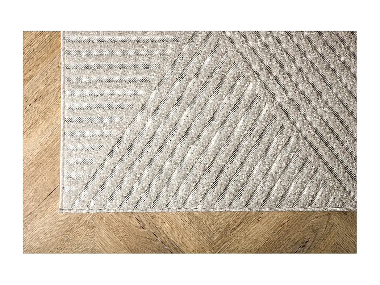 Tapis Design "Aron Solar" 160x230cm Naturel
