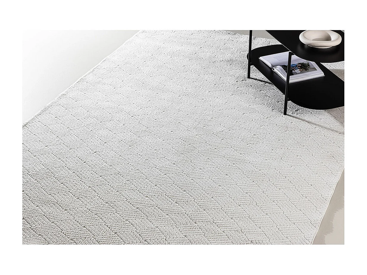 Tapis Déco "Todd" 160x230cm Blanc