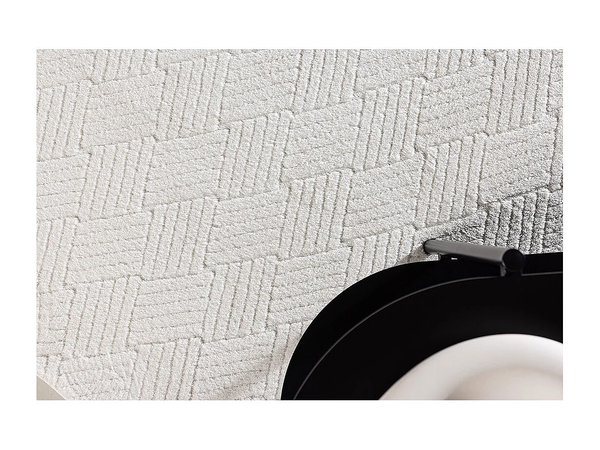 Tapis Déco "Todd" 160x230cm Blanc