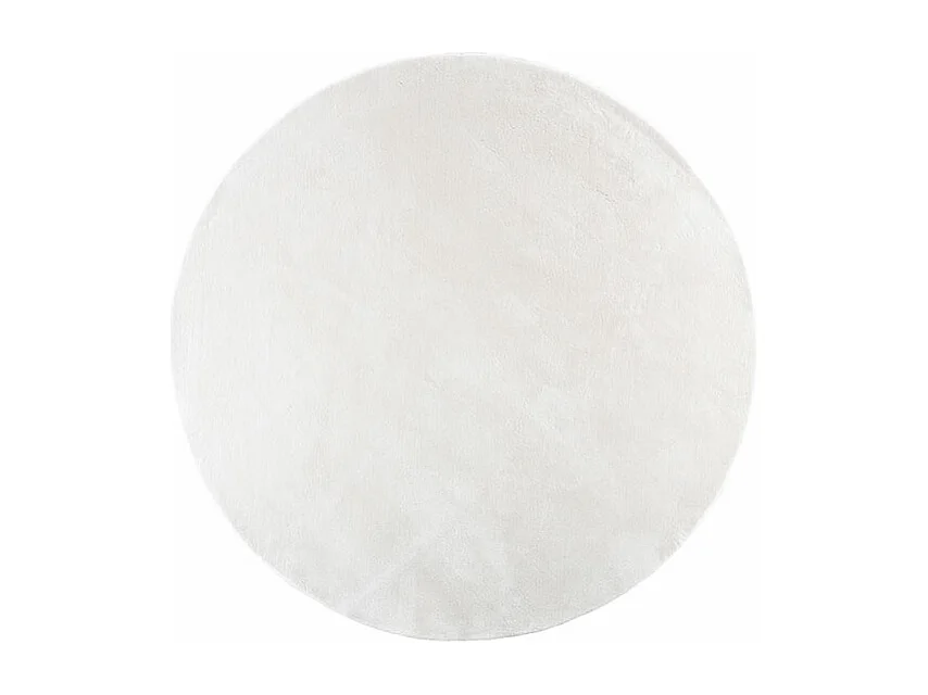 Tapis Déco Rond "Nixie" 200cm Blanc