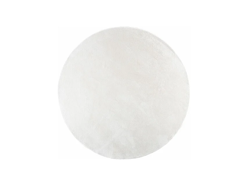 Nixie vloerkleed Ø200 cm wit.