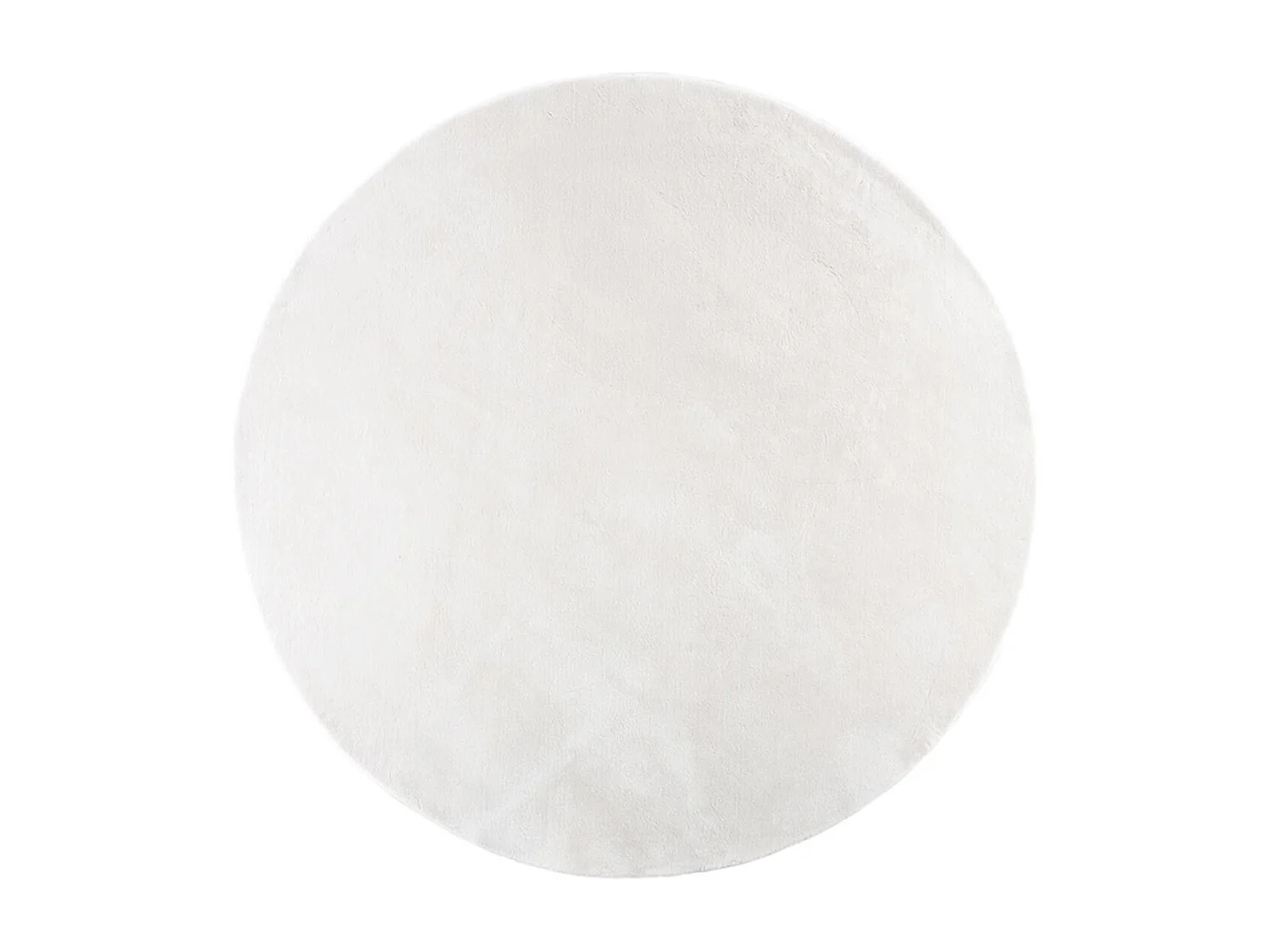 Tapis Déco Rond "Nixie" 200cm Blanc