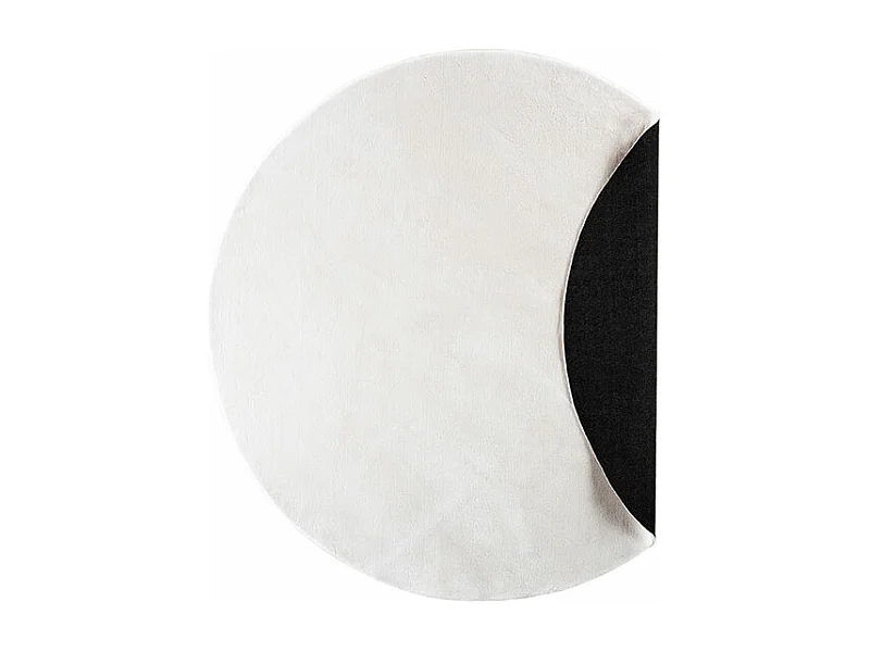 Tapis Déco Rond "Nixie" 200cm Blanc