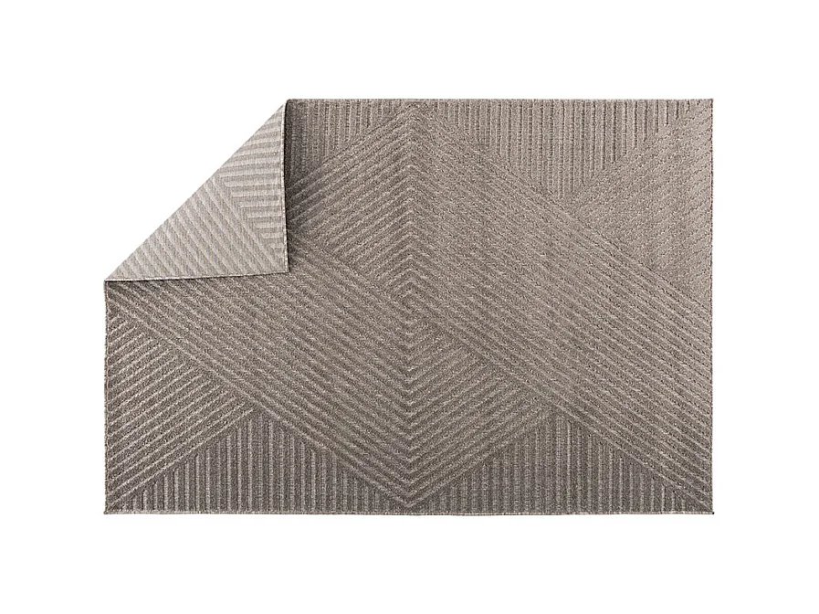Tapis Déco "Aron Solar" 200x290cm Marron