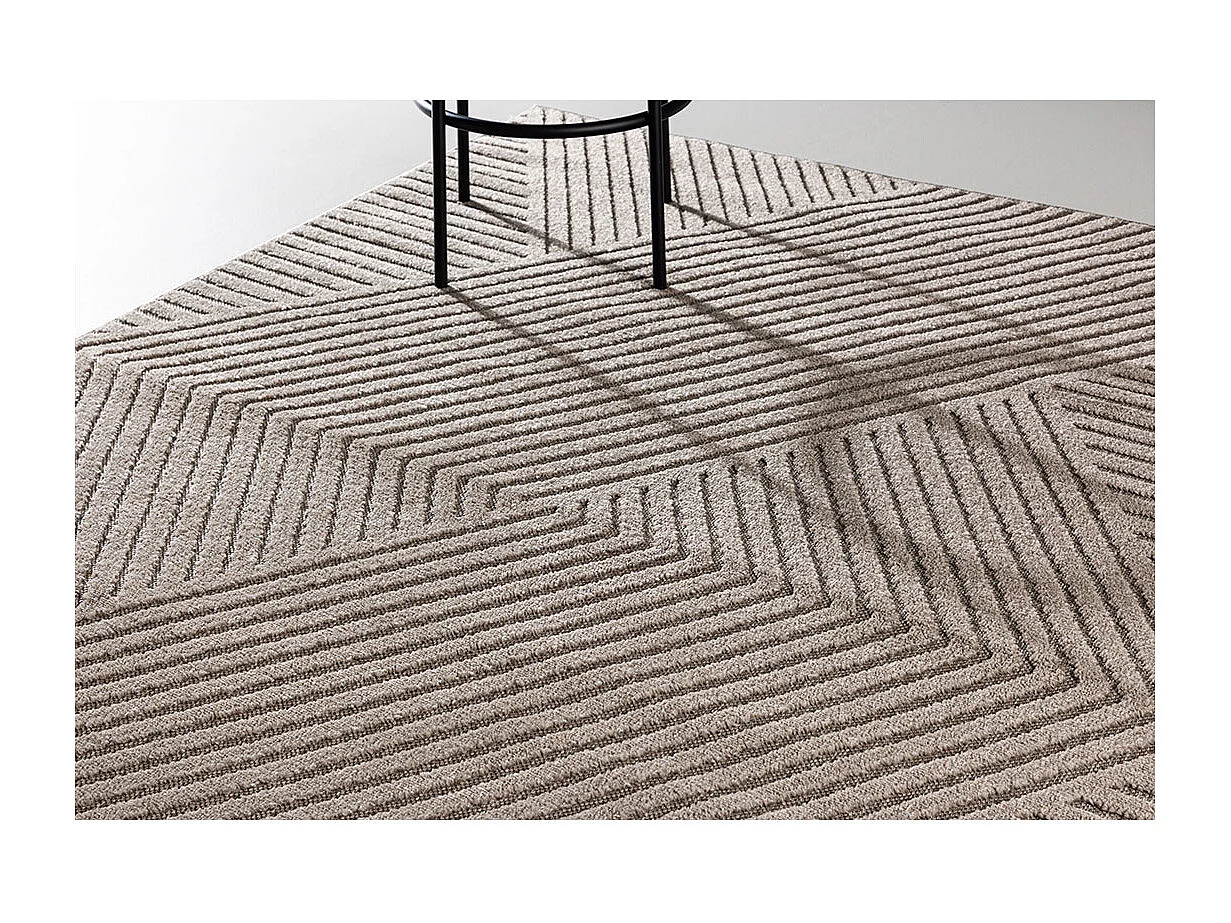 Aron tapis 200x290 cm marron.