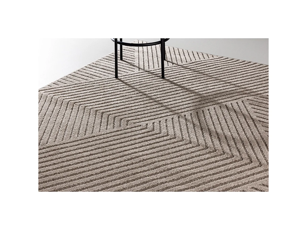 Tapis Déco "Aron Solar" 200x290cm Marron