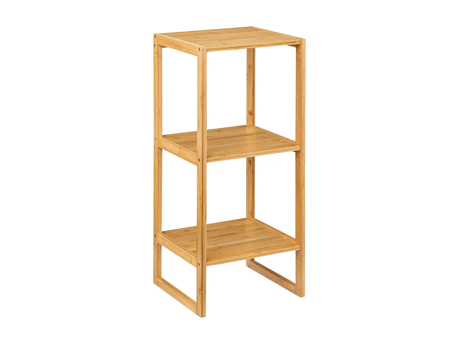 Étagère Modulaire en Bambou avec 3 Niveaux Canoply 84x35x35.5cm Thinia Home