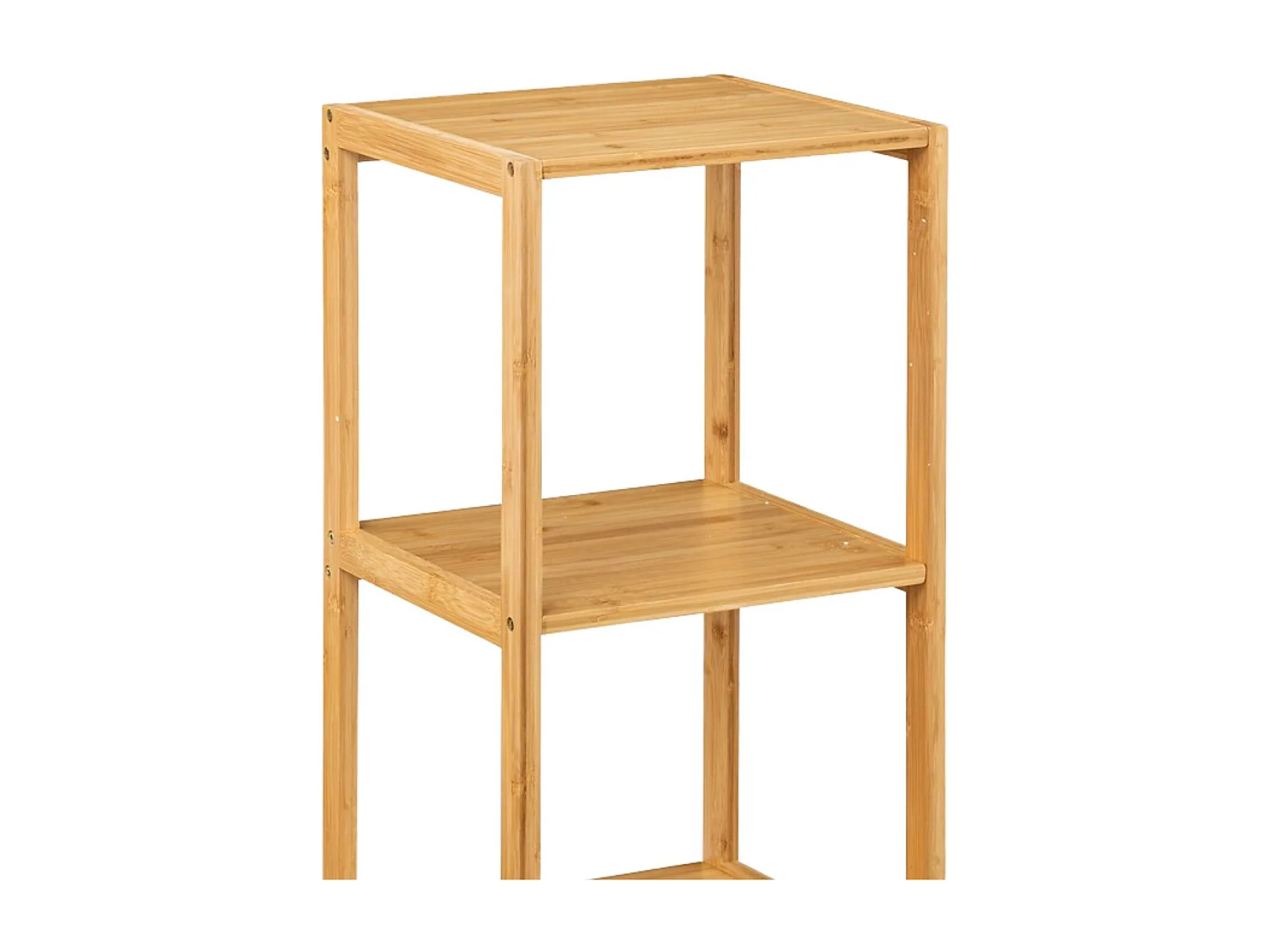 Étagère Modulaire en Bambou avec 3 Niveaux Canoply 84x35x35.5cm Thinia Home