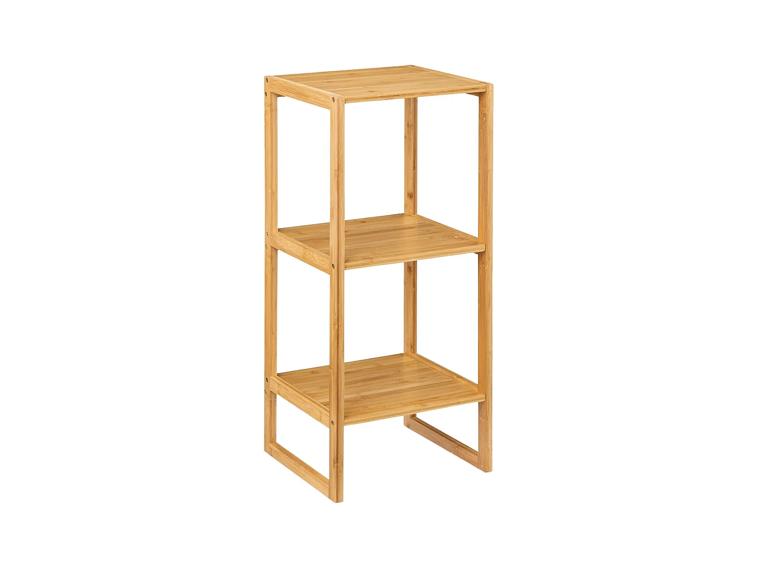 Étagère Modulaire en Bambou avec 3 Niveaux Canoply 84x35x35.5cm Thinia Home