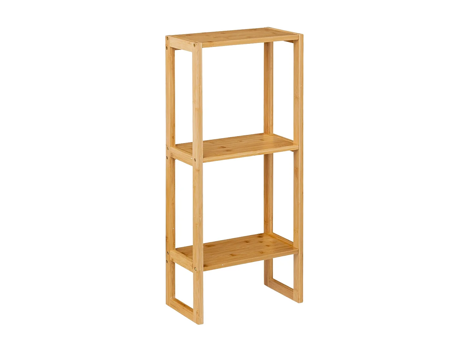 Étagère Modulaire en Bambou avec 3 Niveaux Canoply 84x35x20cm Thinia Home